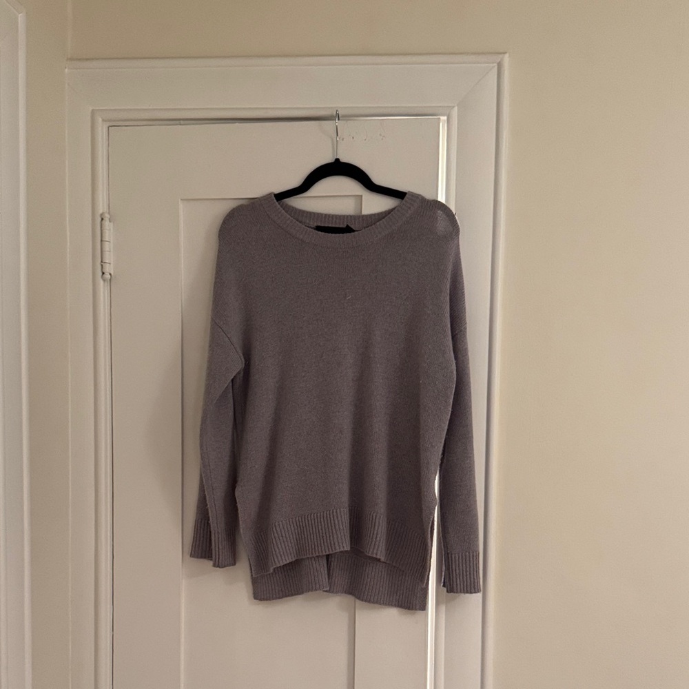 Jenni Kayne Lavender Crew Neck Sweater
